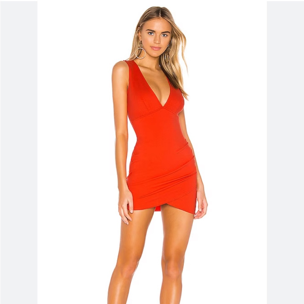 Superdown Red Cocktail Dress